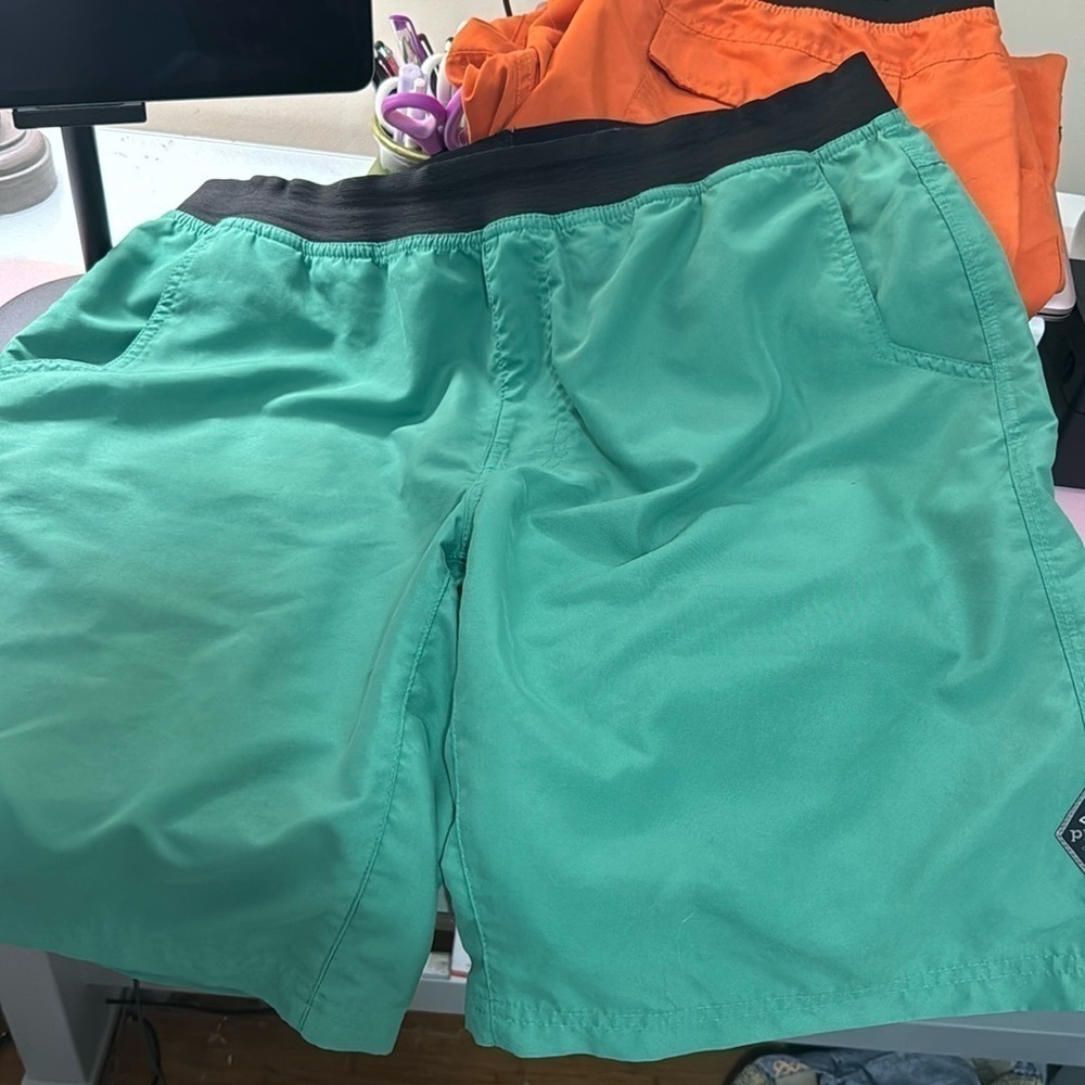 Prana green shorts